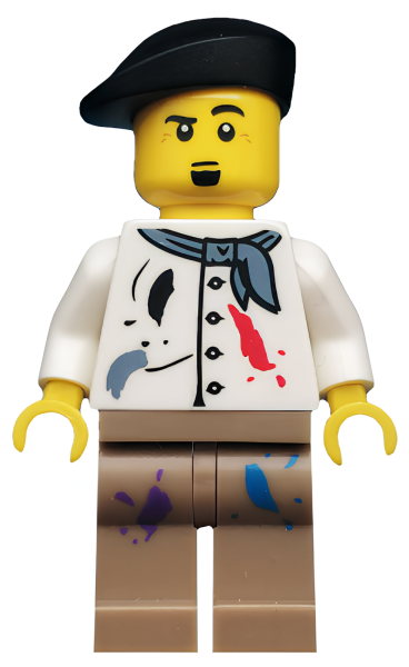 Минифигурка LEGO Artist, Series 4 col062 U